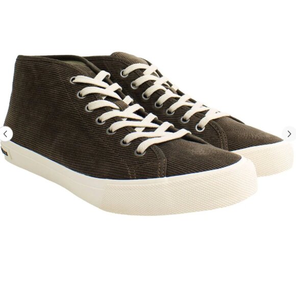 Seavees California Special Cordies Mens Brown Plimsolls - Picture 1 of 13